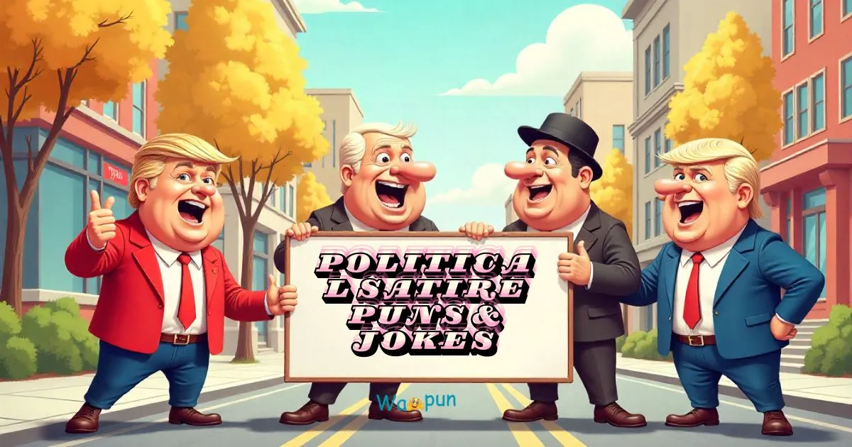 225+ Political Satire Puns & Jokes You Can’t Stop Sharing 2026